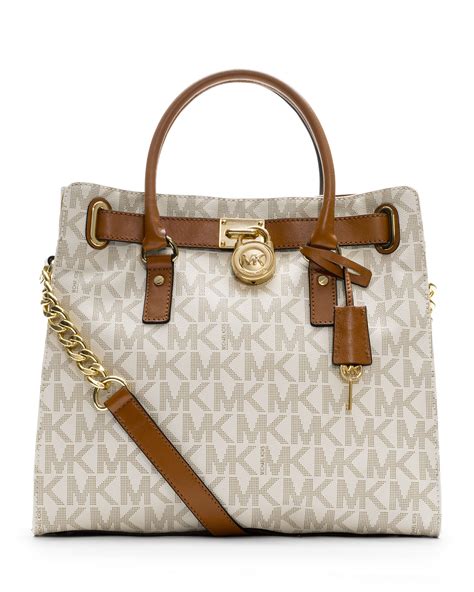 michael kors hamilton bag stone|Michael Kors Hamilton large tote.